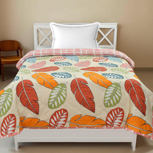 home stylish floral single comforter for  ac room