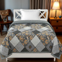 Home Stylish Floral Single Comforter for  AC Room (Microfiber, Multicolor)