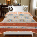 Home Stylish Floral Single Comforter for  AC Room (Microfiber, Multicolor)