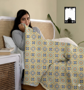 home stylish floral single comforter for  heavy winter