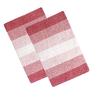 THE HOME TALK Cotton Stripes Bathmats