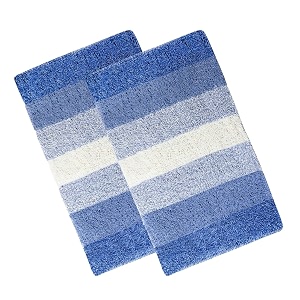 THE HOME TALK Cotton Stripes Bathmats