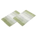 THE HOME TALK Cotton Stripes Bathmats 