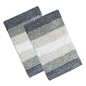 THE HOME TALK Cotton Stripes Bathmats 