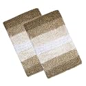 THE HOME TALK Cotton Stripes Bathmats 