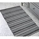 THE HOME TALK Handmade Polyester Cotton Mat
