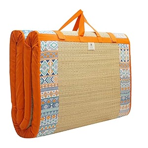 home tex life kora grass cushion sleep healthy easy portable and folding mat urban tribe5 x 6 ft20 mm thickness