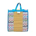 Home Tex Life Kora Grass Cushion Sleep Healthy, Easy Portable and Folding Mat (Africana,2 X 6 Ft,15 Mm Thickness)