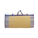 Home Tex Life Kora Grass Cushion Sleep Healthy, Easy Portable and Folding Mat (Africana,6 X 6.5 Ft,18 Mm Thickness)