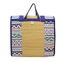 Home Tex Life Kora Grass Cushion Sleep Healthy, Easy Portable and Folding Mat (Africana,3 X 6.5 Ft,15 Mm Thickness)
