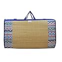 Home Tex Life Kora Grass Cushion Sleep Healthy, Easy Portable and Folding Mat (Africana,5 X 6.5 Ft,18 Mm Thickness)