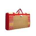 Home Tex Life Kora Grass Cushion Sleep Healthy, Easy Portable and Folding Mat (Deep West,5 X 6 Ft,15 Mm Thickness)