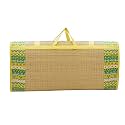 Home Tex Life Kora Grass Cushion Sleep Healthy, Easy Portable and Folding Mat (Green South,6 X 6 Ft,18 Mm Thickness)