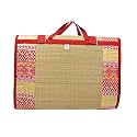 Home Tex Life Kora Grass Cushion Sleep Healthy, Easy Portable and Folding Mat (Deep West,4 X 6.5 Ft,20 Mm Thickness)