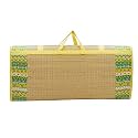Home Tex Life Kora Grass Cushion Sleep Healthy, Easy Portable and Folding Mat (15mm_6.5 X 6.5 Ft, Green South)