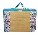 Home Tex Life Kora Grass Cushion Sleep Healthy, Easy Portable and Folding Mat (Africana,4 X 6.5 Ft,20 Mm Thickness)