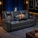 Home Theater Seating Reclining Sofa 3X Recliner