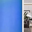 HOME13 Sky Blue Frosted Privacy Window Film