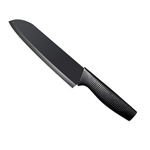 1 pcs chef knife professional kitchen knife with carbon steel blade ultra sharp edge for cutting and chopping meat vegetables and fruits ergonomic handle for precision control black
