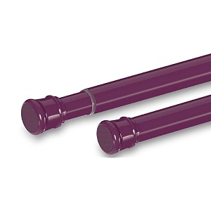 homecloud expandable shower curtain rod extendable room divider without drilling adjustable shower rod sturdy amp rust resistant rod clared pack of 2 extendable- 110 to 200 cm
