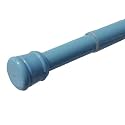 HomeCloud Expandable Shower Curtain Rod, Extendable Room Divider without Drilling, Adjustable Shower Rod, Sturdy &amp; Rust Resistant Rod (Light_Blue Pack Of 1, Extendable- 110 to 200 Cm)