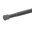HomeCloud Expandable Shower Curtain Rod, Extendable Room Divider without Drilling, Adjustable Shower Rod, Sturdy &amp; Rust Resistant Rod (Wood_Grey Pack of 1, Extendable- 50 to 80 Cm)