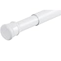 HomeCloud Expandable Shower Curtain Rod, Extendable Room Divider without Drilling, Adjustable Shower Rod, Sturdy &amp; Rust Resistant Rod (White Pack Of 1, Extendable- 70 to 120 Cm)