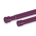 HomeCloud Expandable Shower Curtain Rod, Extendable Room Divider without Drilling, Adjustable Shower Rod, Sturdy & Rust Resistant Rod (Clared Pack Of 2, Extendable- 110 to 200 Cm)