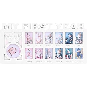 homecloud footprint hand printbaby photo frame ink pad picture frame baby shower baby memories baby gift baby foot print hand amp foot print photo frame child new born baby first year_white
