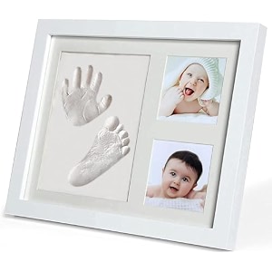 homecloud footprint hand printbaby photo frame ink pad picture frame baby shower baby memories baby gift baby foot print hand amp foot print photo frame child new born baby