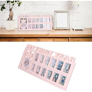 homecloud footprint hand printbaby photo frame ink pad picture frame baby shower baby memories baby gift baby foot print hand amp foot print photo frame child new born baby first year_pink