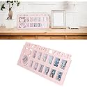 HomeCloud Footprint Hand PrintBaby Photo Frame Ink Pad Picture Frame Baby Shower Baby Memories Baby Gift Baby Foot Print Hand &amp; Foot Print Photo Frame Child New Born Baby (First Year_Pink)