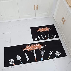 homecloud kitchen mat  floor mat  door mat anti-slip softwashable printed designer for floor kitchen room 6 mm thick41 x 122 cm 41 x 61 cm