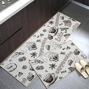 homecloud kitchen mat  floor mat  door mat anti-slip softwashable printed designer for floor kitchen room 6 mm thick41 x 122 cm 41 x 61 cm