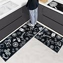 HomeCloud Home Cloud Kitchen Mat | Floor Mat | Door Mat| Anti-Slip, Soft,Washable, Printed, Designer, for Floor, Kitchen, Room (6 Mm Thick, 41 X 122 cm 41 X 61 cm, Velvet)