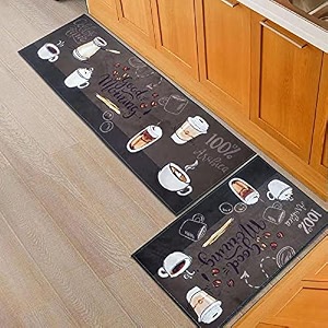 homecloud kitchen mat  floor mat  door mat anti-slip softwashable printed designer for floor kitchen room 6 mm thick41 x 122 cm 41 x 61 cm
