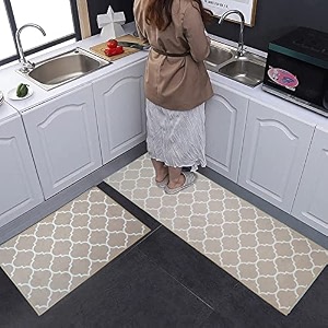 homecloud home cloud kitchen mat  floor mat  door mat anti-slip softwashable printed designer for floor kitchen room 6 mm thick 41 x 122 cm 41 x 61 cm velvet