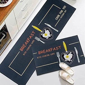 homecloud kitchen mat  floor mat  door mat anti-slip softwashable printed designer for floor kitchen room 6 mm thick41 x 122 cm 41 x 61 cm