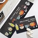 HomeCloud Rectangular Kitchen Mat | Floor Mat | Door Mat| Anti-Slip, Soft,Washable, Printed, Designer, For Floor, Kitchen, Room (6 Mm Thick, 41 X 122 Cm 41 X 61 Cm, Velvet)