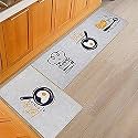 HomeCloud Kitchen mat | Floor mat | Door mat| Anti-Slip, Soft,Washable, Printed, Designer, for Floor, Kitchen, Room (6 mm Thick)(41 x 122 cm 41 x 61 cm)