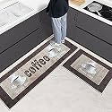 HomeCloud Velvet Kitchen Mat | Floor Door Mat| Anti-Slip, Soft,Washable, Printed, Designer, For Floor, Kitchen, Room (6 Mm Thick, 41 X 122 Cm 61 Cm rectangular)