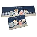 HomeCloud Kitchen mat | Floor mat | Door mat| Anti-Slip, Soft,Washable, Printed, Designer, for Floor, Kitchen, Room (6 mm Thick)(41 x 122 cm 41 x 61 cm)