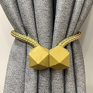 homecloud magnetic curtain tiebacks european style convenient drape tie backs curtain holder for window draperies 2 pcs