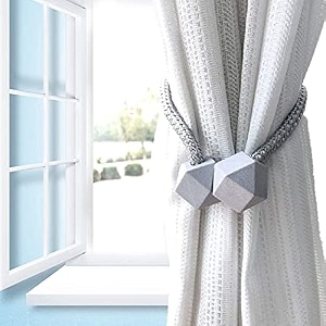 homecloud magnetic curtain tiebacks european style convenient drape tie backs curtain holder for window draperies 2 pcs
