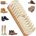 HomeCloud TPR Suede Brush for Shoe Cleaning, Dry-Brushing Dust Removal, Magic Silicone Wood Brush for Suede/Nubuck/Leather Shoes, Bags and Clothes (1PC)