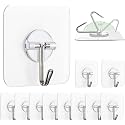 Homecure Wall Hooks Multipurpose Self Adhesive Stainless