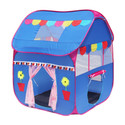 Homecute Foldable Pop Up Hut Type Kids Toy Play Tent House Blue