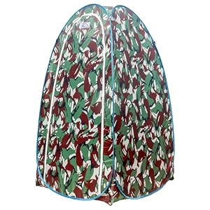 homecute foldable portable pop-up cloth changing tent or toilet tent for camping hiking and picnic length84 cm27 ft x width 84 cm27 ft x height168 cm55 ft army-green - polyester