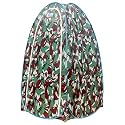Homecute Foldable Portable Pop-Up Cloth Changing Tent Or Toilet Tent For Camping Hiking And Picnic Length:84 Cm/2.7 Ft X Width: 84 Cm/2.7 Ft X Height:168 Cm/5.5 Ft. (Army-Green) - Polyester