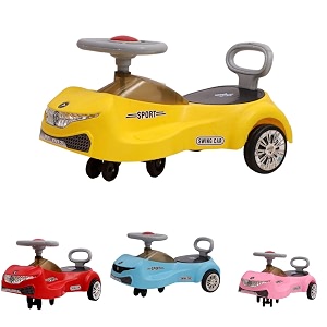 homecute sports swing car baby car  kids car  toy car  push car elegant designfor unisex kids3-6 years sky blue